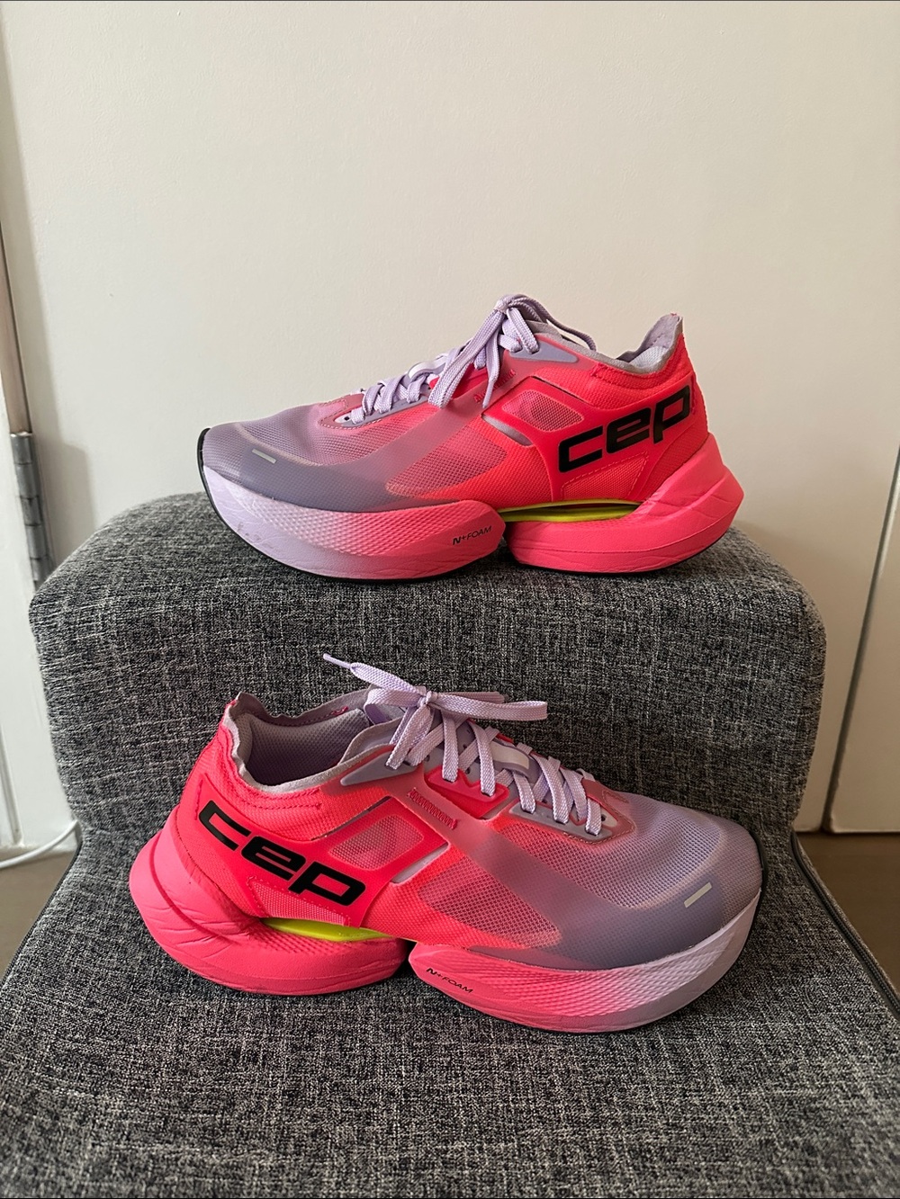 CEP Running Shoes — Pink Purple Performance Women’s Trainer (including socks)